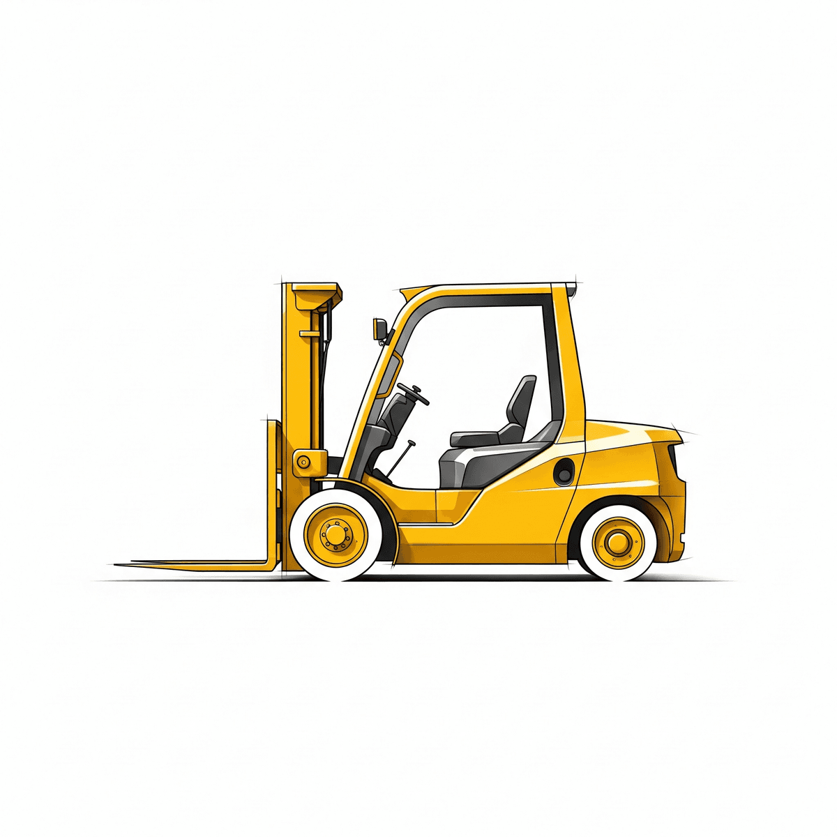 Doosan Gabelstapler bei der Schulung